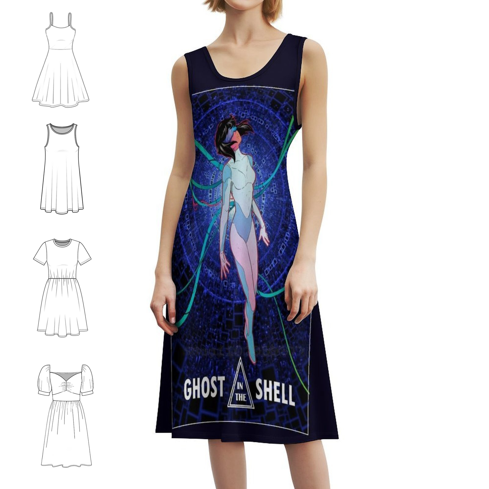 Ghost In The Shell Boho Chic D - Women Fashion Gown recensione e prezzo
