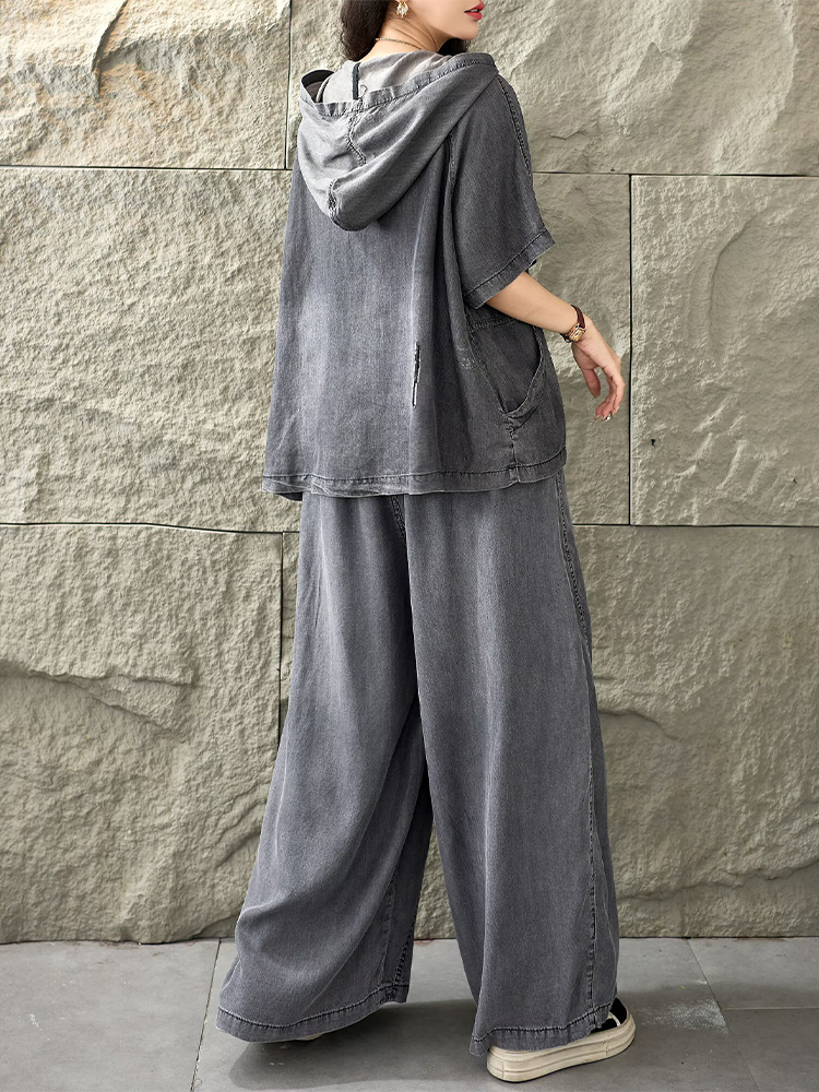 Amax LuluE Summer Hooded 2 Pie - Women Fashion Jeans Top recensione e prezzo