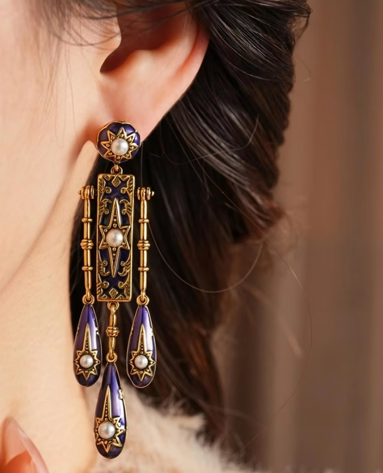 Retro Victorian Era Blue Ename - Women'S Fashion Victorian Era recensione e prezzo