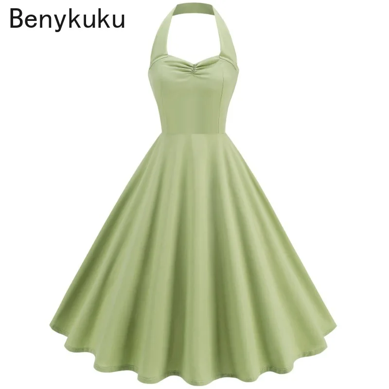 Solid Backless Pin Up 50s 60s  - Women'S Fashion Of The 60S recensione e prezzo