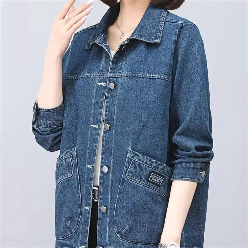 Spring Autumn Lady Long Sleeve - Women Fashion Jeans Top recensione e prezzo
