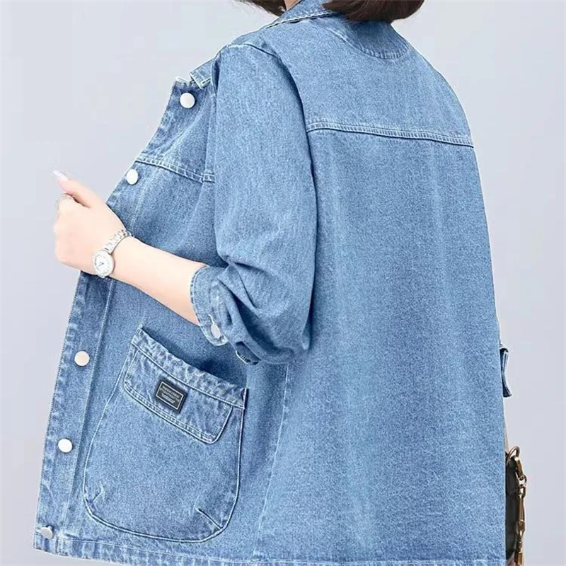 Spring Autumn Lady Long Sleeve - Women Fashion Jeans Top recensione e prezzo