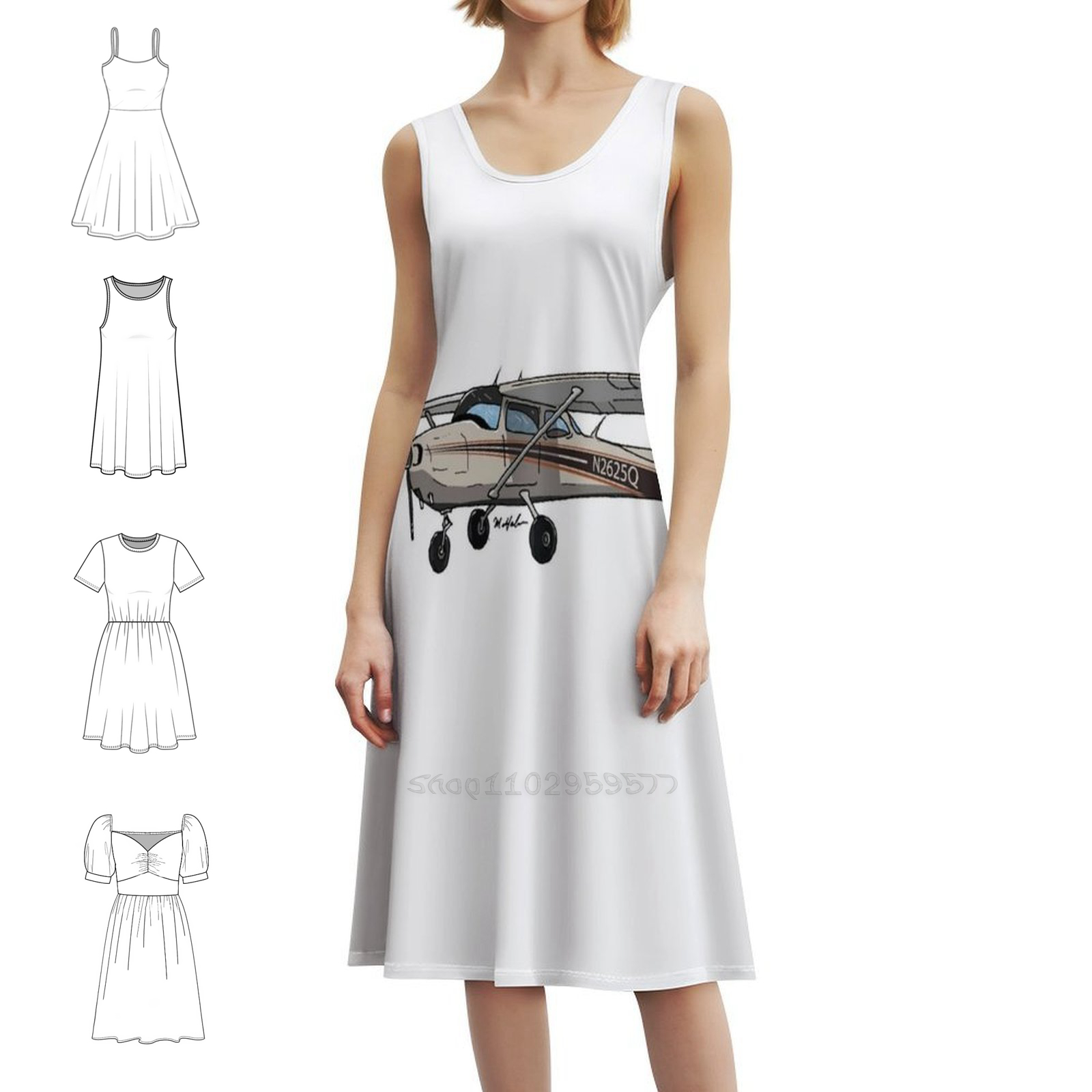 Cessna 182K N2625Q Boho Chic D - Women Fashion Gown recensione e prezzo