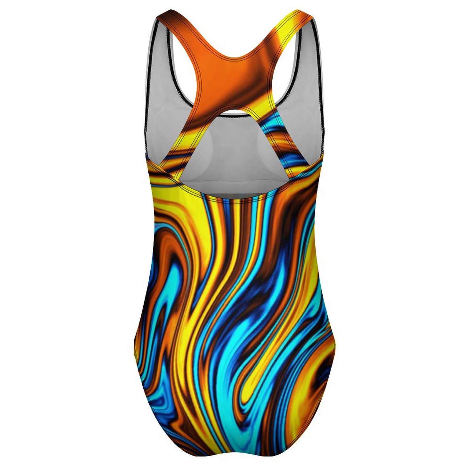 Golden Retro 60s Swimsuit Abst - Women'S Fashion Of The 60S recensione e prezzo