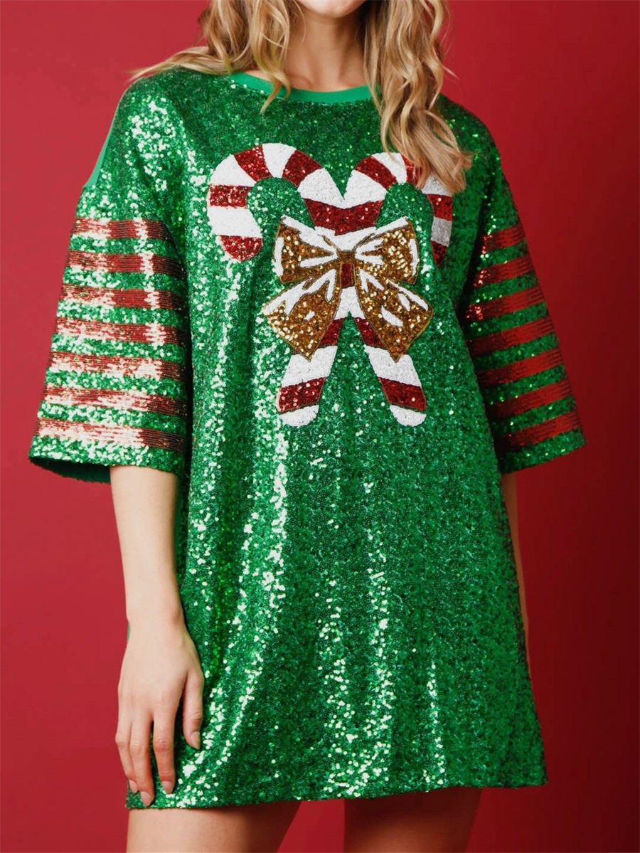 Women Sequined  Long T-Shirts  - Women'S Fashion Rugby Top recensione e prezzo
