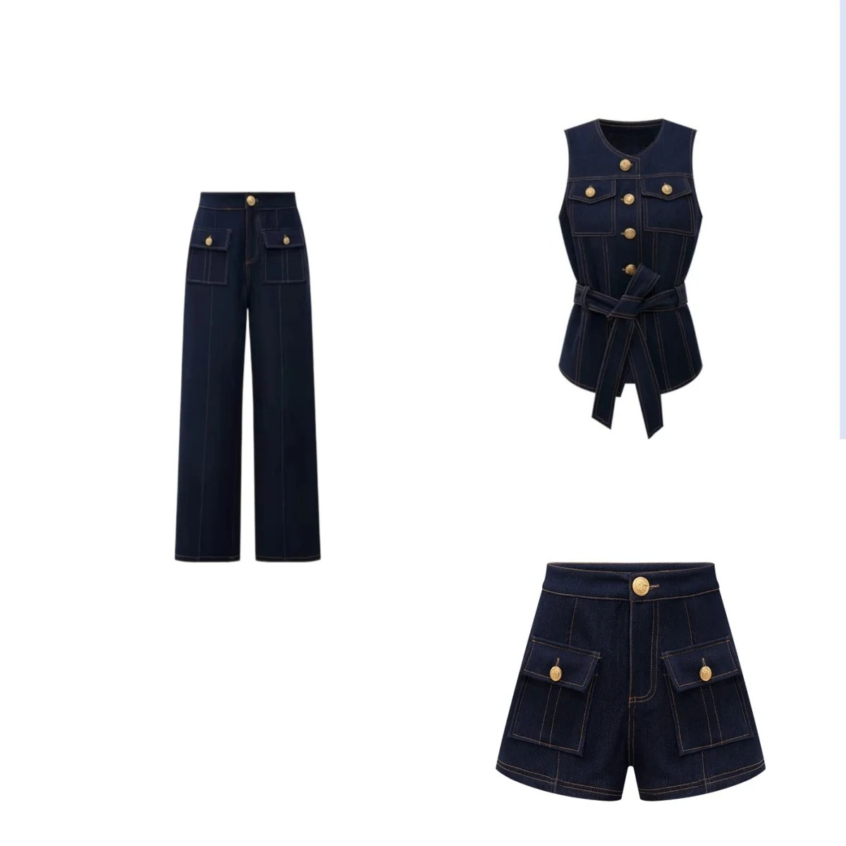 Y2K 2026 new button retro jean - Women Fashion Jeans Top recensione e prezzo