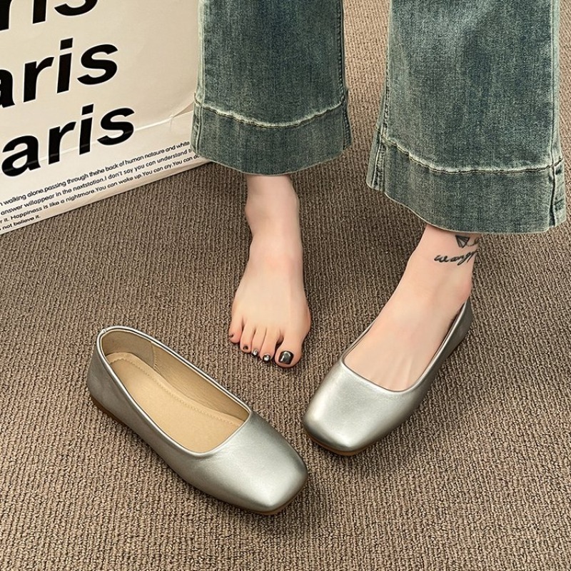 Women Flats Shoes Square Toe B - Women'S Fashion Walking Shoes recensione e prezzo
