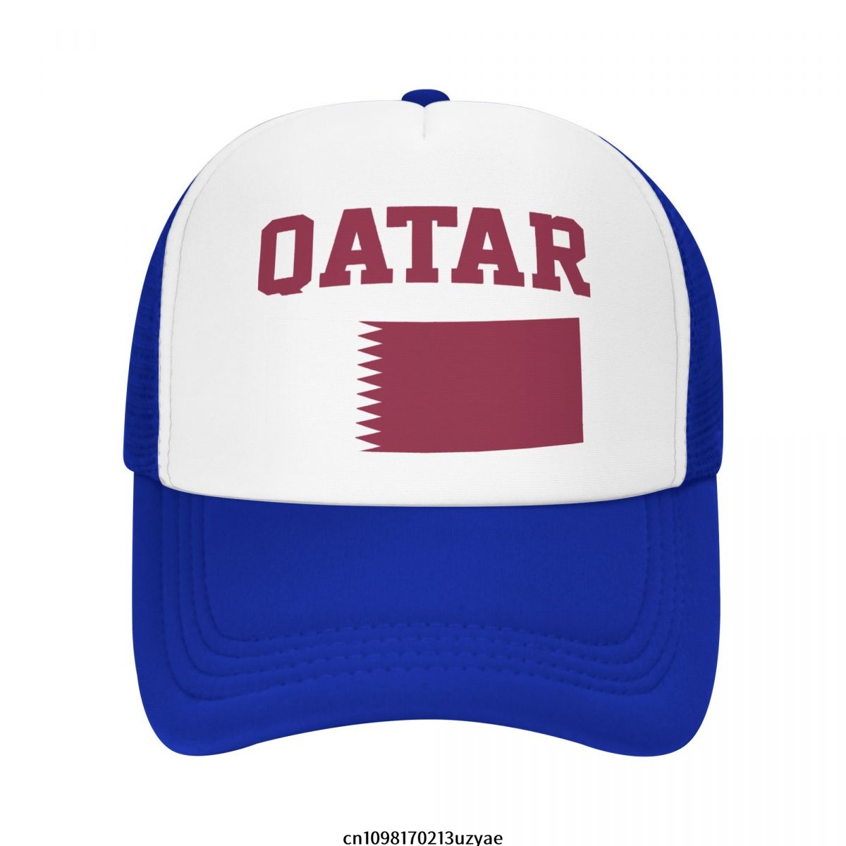 Qatar Flag Mesh Baseball Cap S - Women Fashion Qatar recensione e prezzo