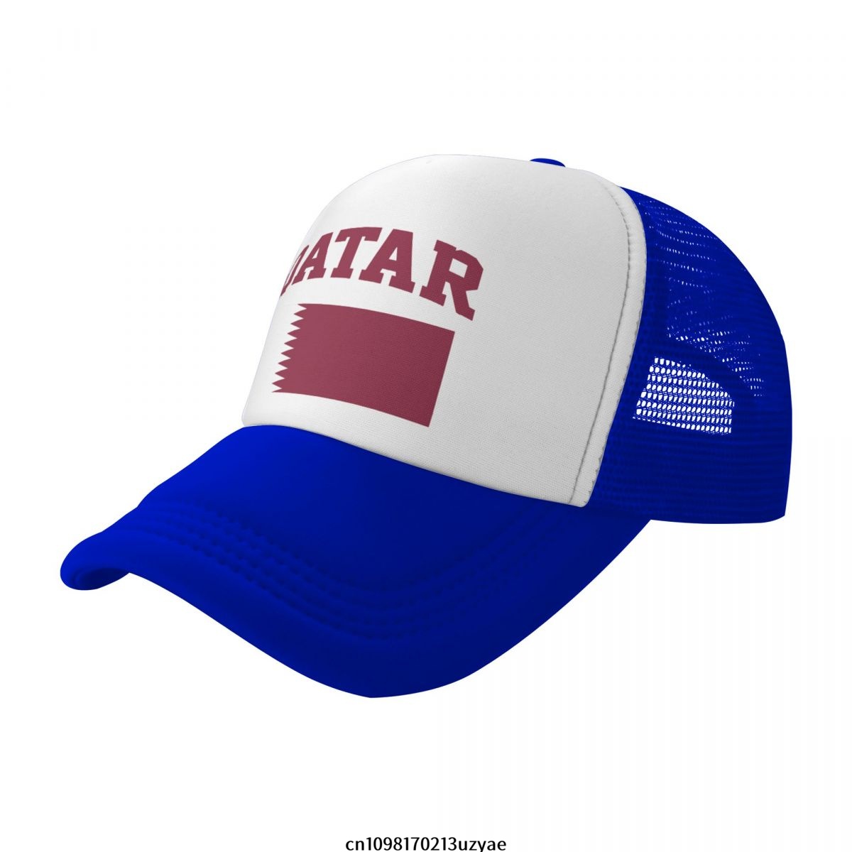 Qatar Flag Mesh Baseball Cap S - Women Fashion Qatar recensione e prezzo