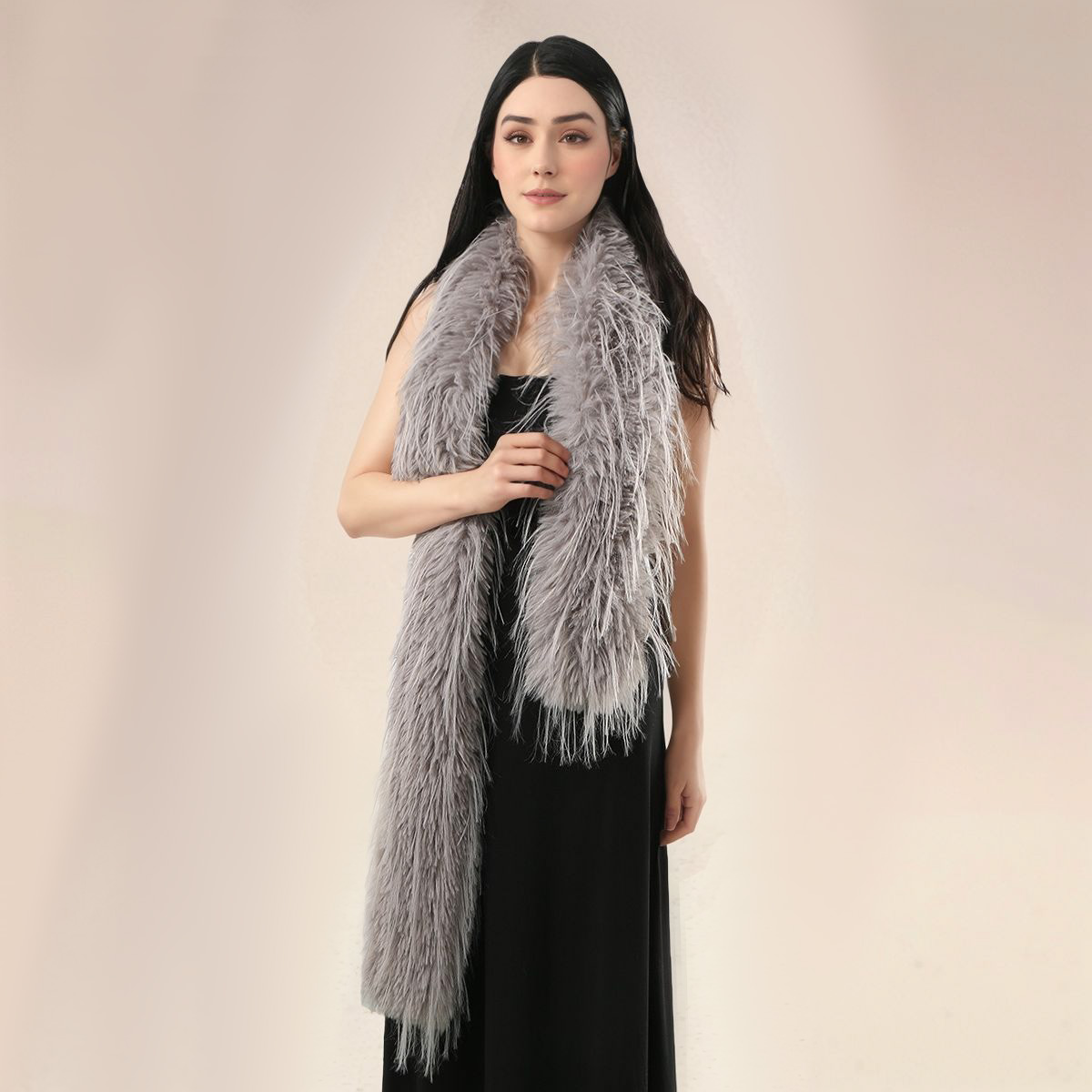 Women Faux Rabbit Fur Long Sca - Women'S Fashion Parka recensione e prezzo